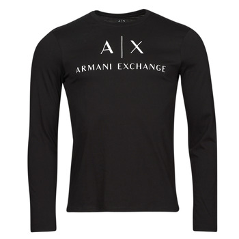 textil Hombre Camisetas manga larga Armani Exchange 8NZTCH Negro