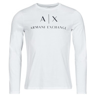textil Hombre Camisetas manga larga Armani Exchange 8NZTCH Blanco