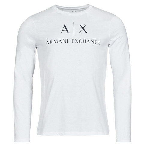 textil Hombre Camisetas manga larga Armani Exchange 8NZTCH Blanco