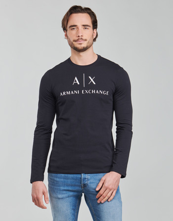 textil Hombre Camisetas manga larga Armani Exchange 8NZTCH Marino