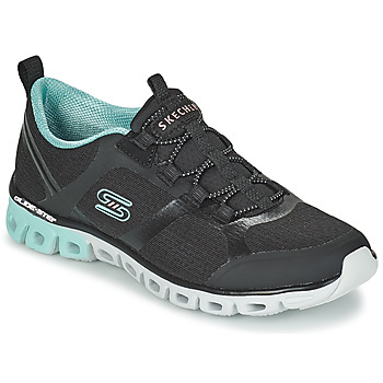 Zapatos Mujer Fitness / Training Skechers GLIDE-STEP Negro / Azul