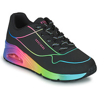 Zapatos Mujer Zapatillas bajas Skechers UNO Negro / Multicolor