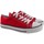 Zapatos Mujer Multideporte Bienve Lona señora  ca01 rojo Rojo