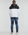 textil Hombre Sudaderas Calvin Klein Jeans COLORBLOCK SHADOW LOGO HOODIE Negro / Blanco