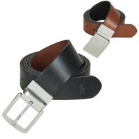 Accesorios textil Hombre Cinturones Polo Ralph Lauren Reversible Belt Gift Set Negro / Marrón