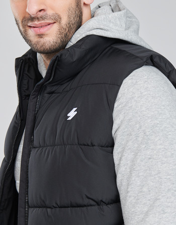 Superdry SPORTS PUFFER GILET Negro