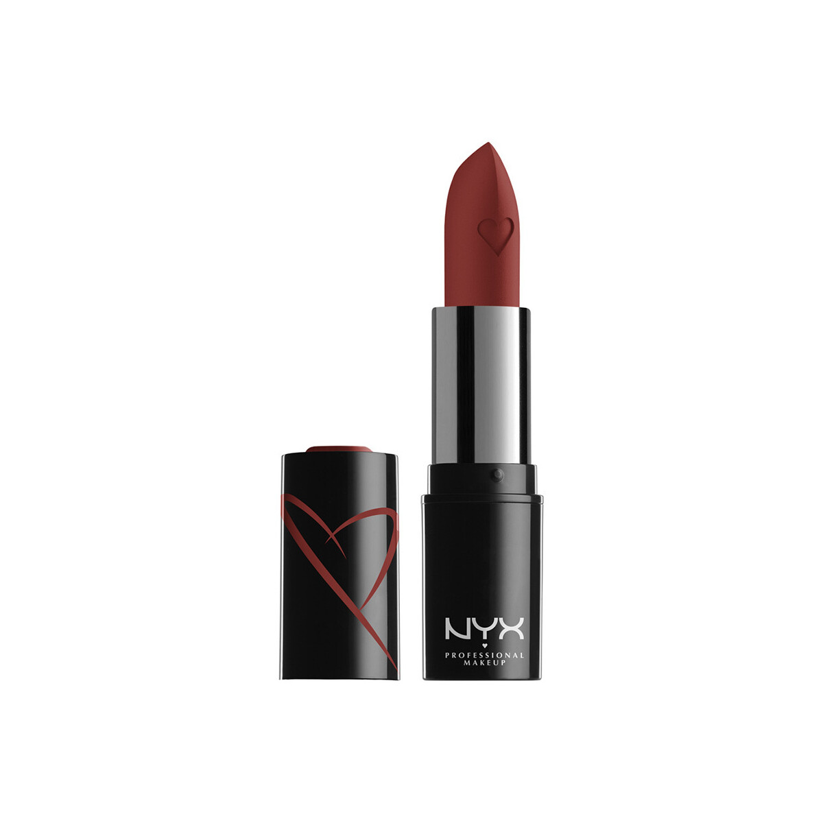 Belleza Mujer Pintalabios Nyx Professional Make Up Shout Loud Satin Lipstick hot In Here 3,5 Gr 