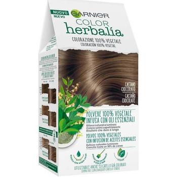 Belleza Mujer Tratamiento capilar Garnier Herbalia Color 100% Vegetal castaño Chocolate 140 Gr 