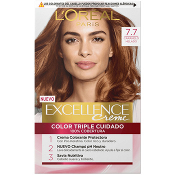 Belleza Mujer Coloración L'oréal Excellence Creme Tinte 7.7-caramelo Helado 