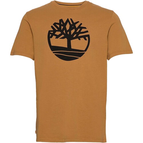 textil Hombre Camisetas manga corta Timberland 227485 Amarillo