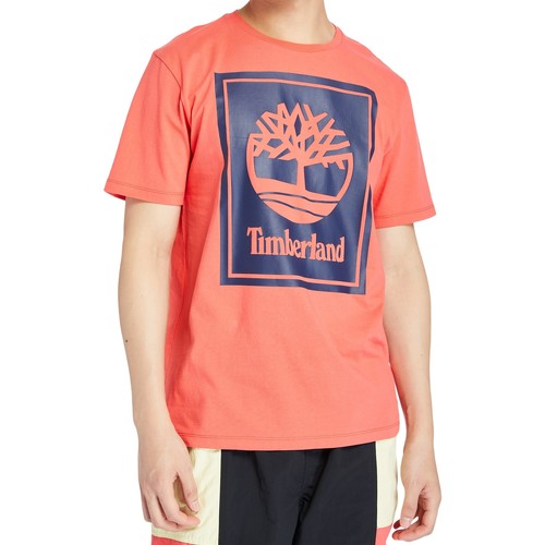 textil Hombre Camisetas manga corta Timberland 164213 Naranja