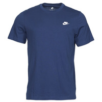 textil Hombre Camisetas manga corta Nike NIKE SPORTSWEAR CLUB Azul / Blanco