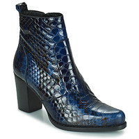 Zapatos Mujer Botas urbanas Regard SALLY Negro / Azul