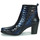 Zapatos Mujer Botines Regard SALLY Negro / Azul