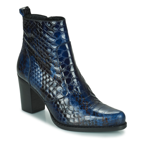 Zapatos Mujer Botines Regard SALLY Negro / Azul