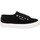 Zapatos Mujer Tenis Superga S111DEW-999 Negro