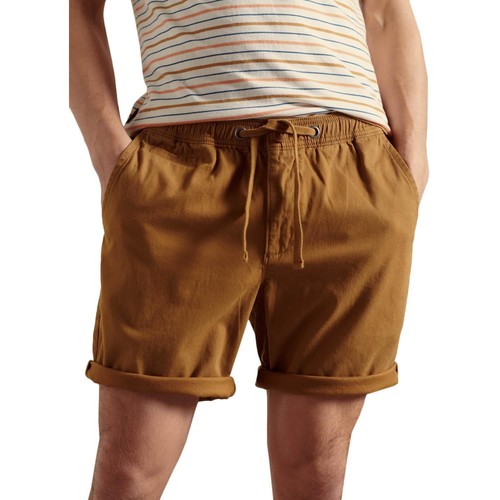 textil Hombre Shorts / Bermudas Superdry SUNSCORCHED CHINO SHORT Marrón