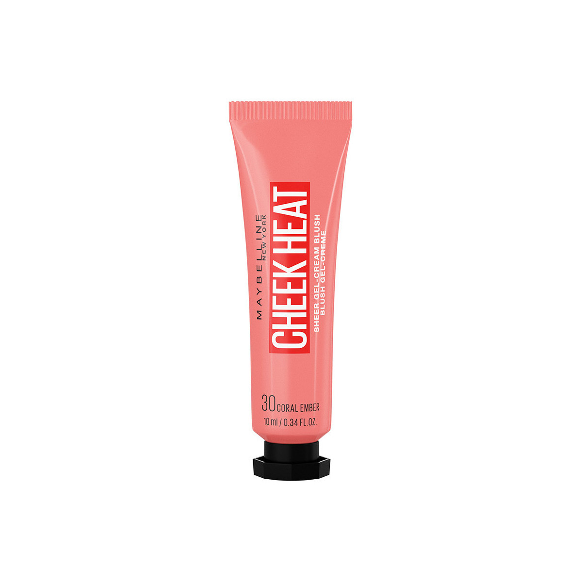 Belleza Colorete & polvos Maybelline New York Cheek Heat Sheer Gel-cream Blush 30-coral Ember 