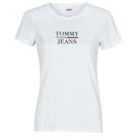 textil Mujer Camisetas manga corta Tommy Jeans TJW SKINNY ESSENTIAL TOMMY T SS Blanco