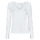 textil Mujer Camisetas manga larga Tommy Hilfiger REGULAR CLASSIC V-NK TOP LS Blanco