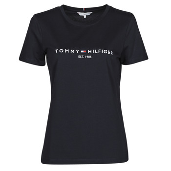 textil Mujer Camisetas manga corta Tommy Hilfiger HERITAGE HILFIGER CNK RG TEE Marino