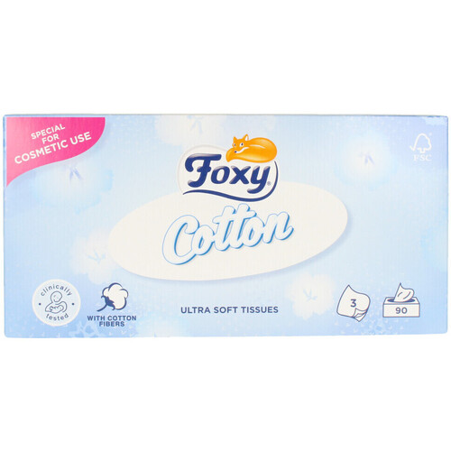 Belleza Tratamiento corporal Foxy Facial Cotton Pañuelos Ultra Suaves 
