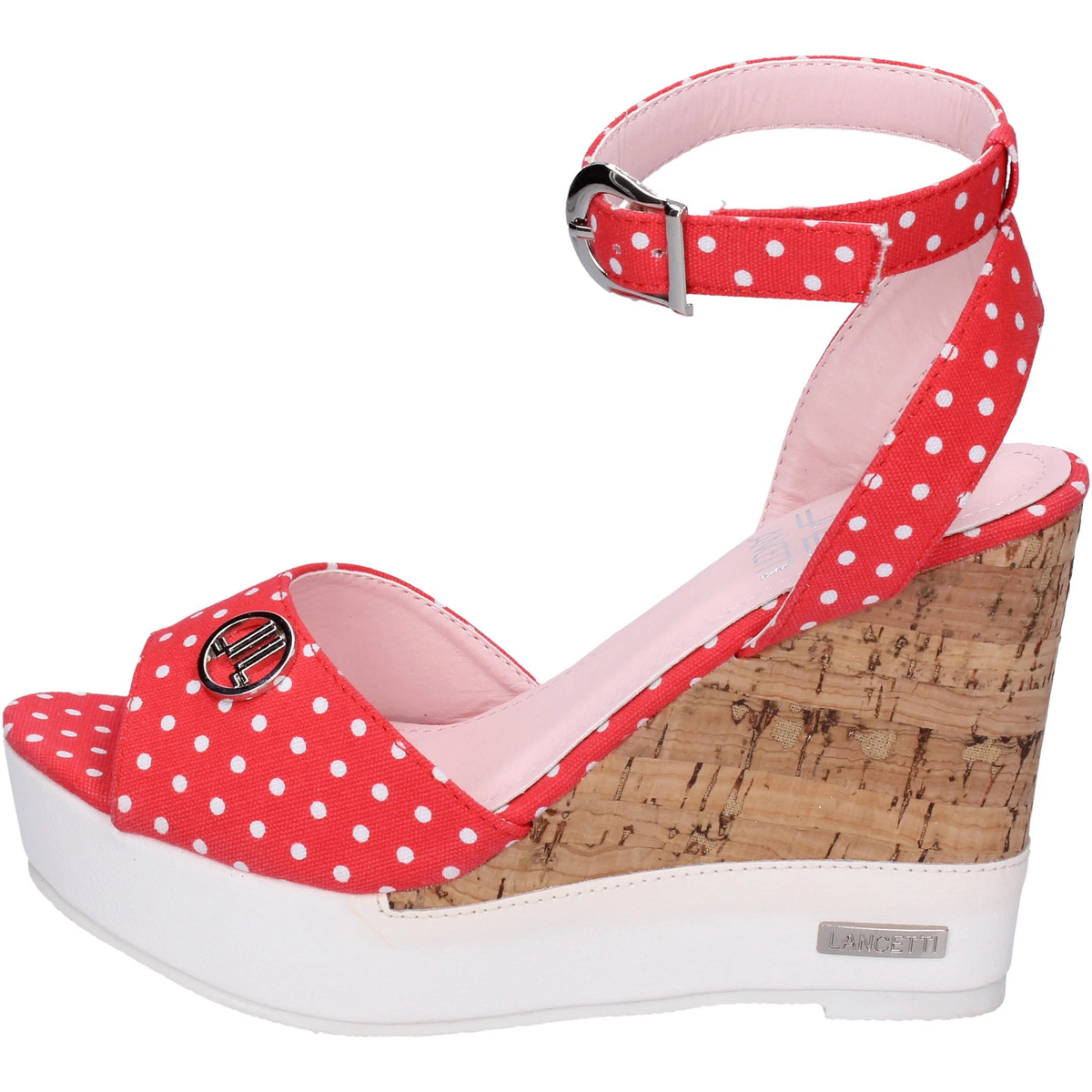 Zapatos Mujer Sandalias Lancetti BJ941 Rojo