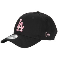 Accesorios textil Mujer Gorra New-Era LEAGUE ESSENTIAL 9FORTY LOS ANGELES DODGERS Negro / Rosa