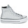 Zapatos Mujer Zapatillas altas Converse CHUCK TAYLOR ALL STAR LIFT AUTHENTIC GLAM HI Plata / Blanco