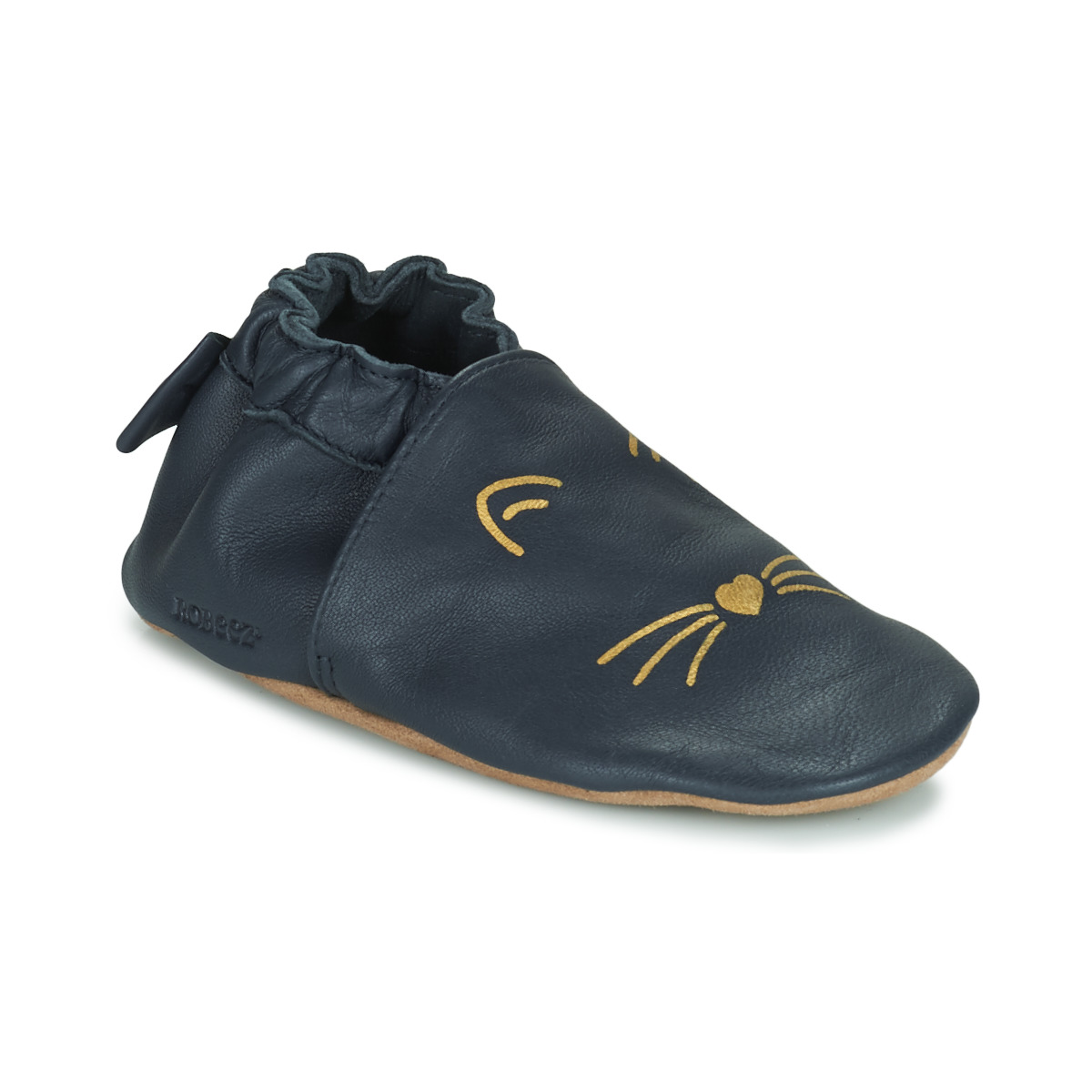 Zapatos Niña Pantuflas para bebé Robeez GOLDY CAT Marino