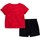 textil Niños Conjuntos chándal Nike 65A358-023 Negro