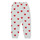 textil Niña Pijama Petit Bateau CASSANDRE Blanco / Rojo
