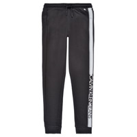 textil Niño Pantalones de chándal Calvin Klein Jeans RESPIRA Negro