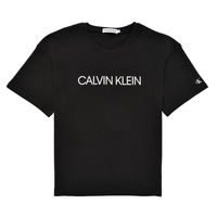 textil Niña Camisetas manga corta Calvin Klein Jeans CASSY Negro