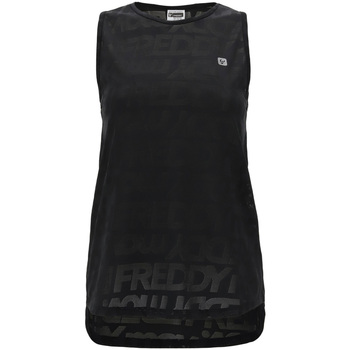 textil Mujer Camisetas sin mangas Freddy S1WFTK3 Negro