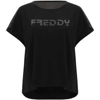 textil Mujer Camisetas manga corta Freddy S1WTBT3 Negro