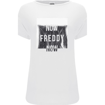 textil Mujer Camisetas manga corta Freddy S1WSDT3 Blanco