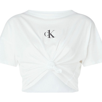 textil Mujer Tops / Blusas Calvin Klein Jeans KW0KW01366 Blanco