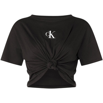 textil Mujer Tops / Blusas Calvin Klein Jeans KW0KW01366 Negro