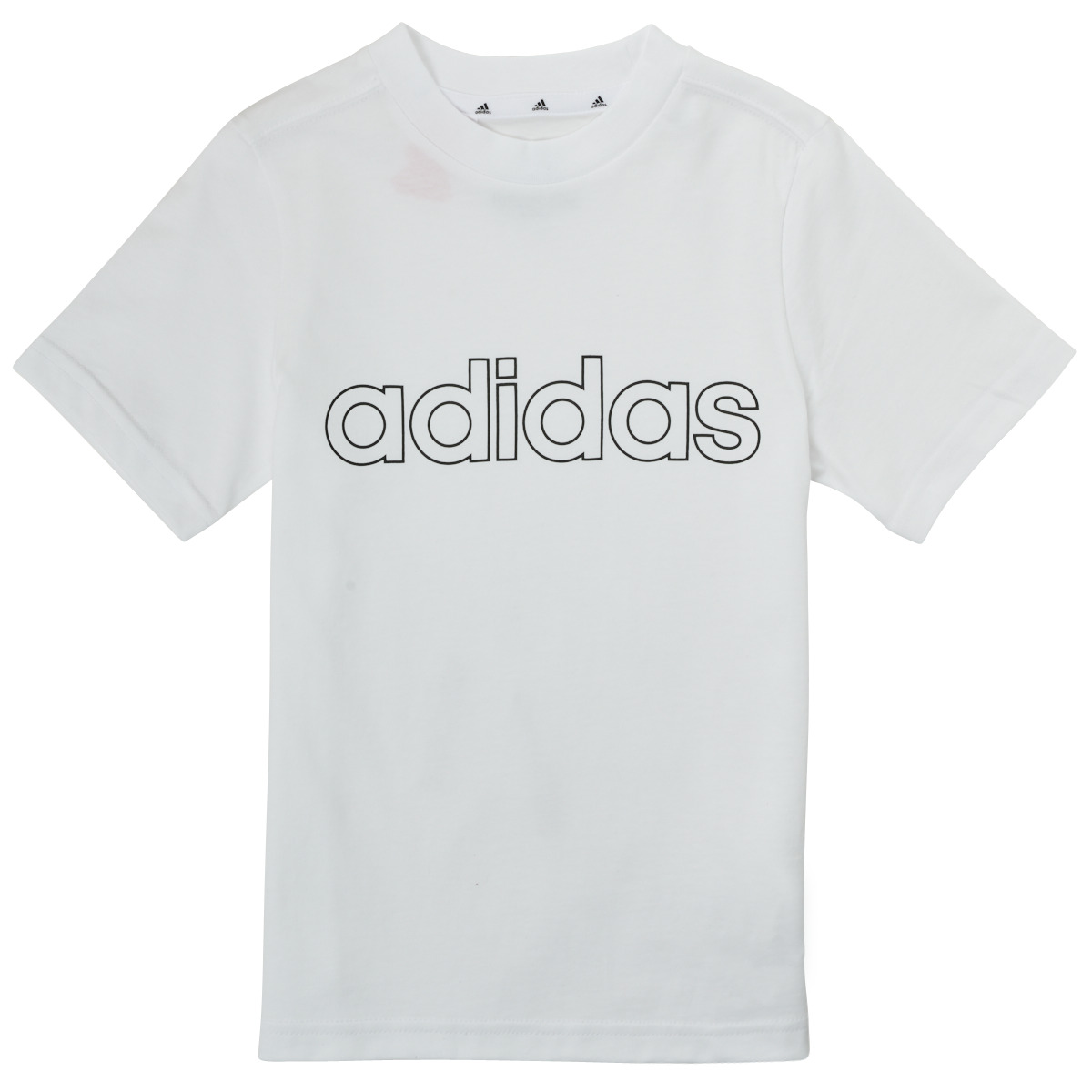 textil Niño Camisetas manga corta adidas Performance ALBA Blanco
