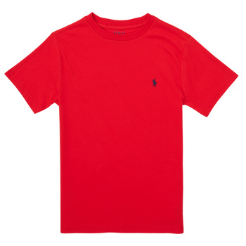 textil Niño Camisetas manga corta Polo Ralph Lauren FOLLIA Rojo