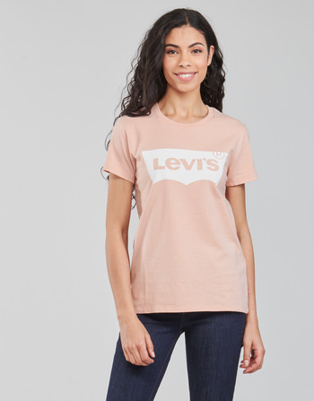 textil Mujer Camisetas manga corta Levi's THE PERFECT TEE Rosa