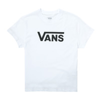 textil Niña Camisetas manga corta Vans FLYING V SS Blanco