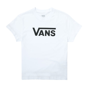 textil Niña Camisetas manga corta Vans FLYING V SS Blanco