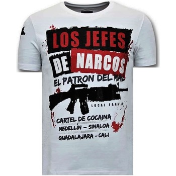 textil Hombre Camisetas manga corta Lf Lujo De Los De La Camiseta Los Blanco
