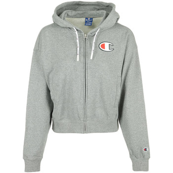 textil Mujer Chaquetas de deporte Champion Hooded Full Zip Wn's Gris