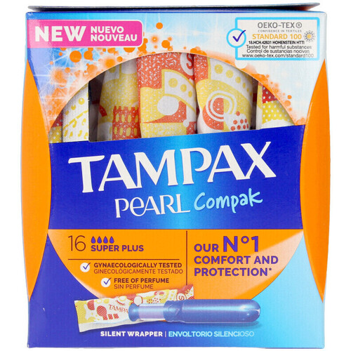 Belleza Mujer Tratamiento corporal Tampax Pearl Compak Tampón Super Plus 