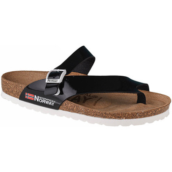 Zapatos Mujer Chanclas Geographical Norway Sandalias Infradito Donna Negro