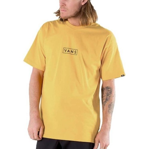 textil Hombre Tops y Camisetas Vans T-Shirt  MN Easy Box SS Honey Gold Amarillo