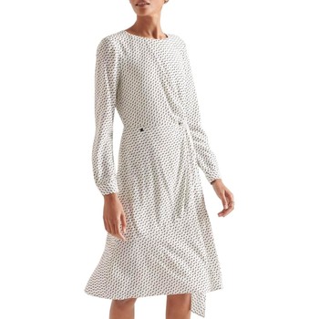 textil Mujer Vestidos Superdry LS ECOVERO TWIST DRESS Blanco